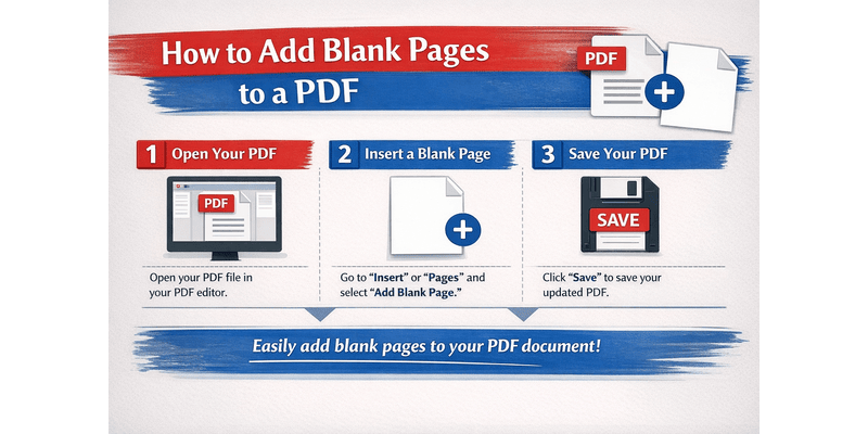 How to Add Blank Pages to a PDF